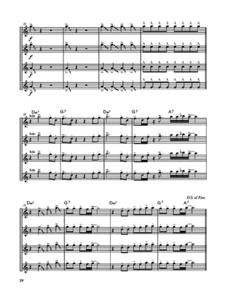 Swing Quartets - Bert Lochs - Partition - Saxophone